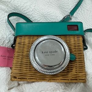 Kate Spade Wicker camera bag (NWT)